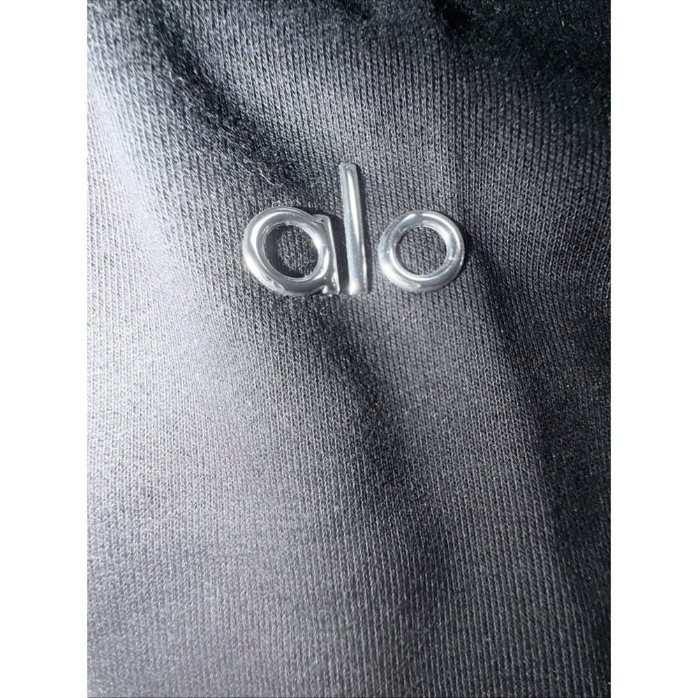 Size Large - ALO Yoga Black Crewneck Sweatshirt Fitness Pullover, NWT (E29) - Picture 2 of 3